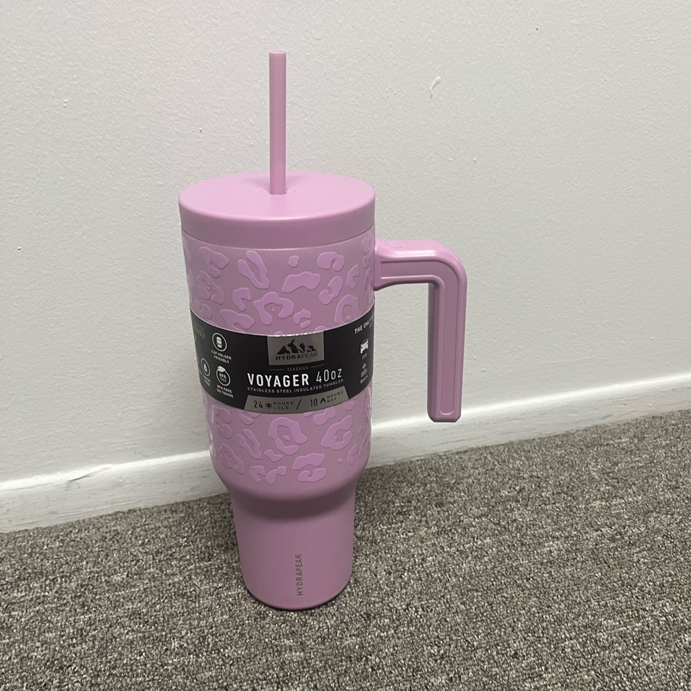 NEW Voyager 40 OZ Purple/Pink Insulated Tumbler